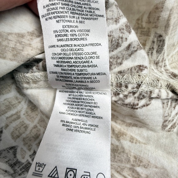 Columbia Hawaiian Shirt Mens XL Tropical Leaf Print Short Sleeve Button Up - Picture 8 of 9